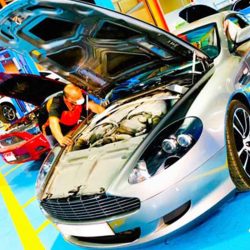 Aston Martin gearbox oil change Dubai