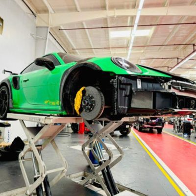 Porsche wheel, rim and brakes service