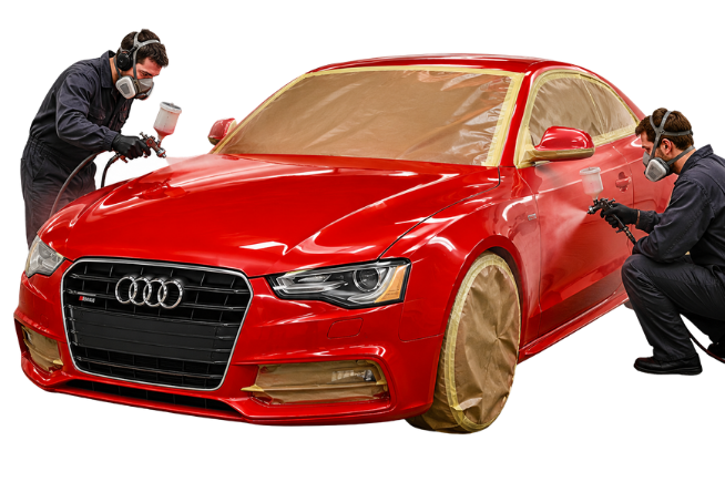 Complete Car Painting Service, Car Color Change, Scratch Removal, Bumper Repaint, Peelable Paint Service, Scratch Removal, etc.