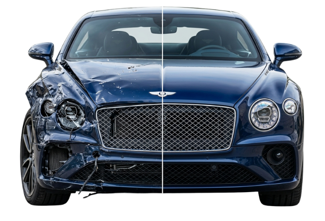 Major and Minor Car Accident Repair Service for All Luxury Cars, Scratch and Dent Repair, Car Restoration, Body Paint, etc.