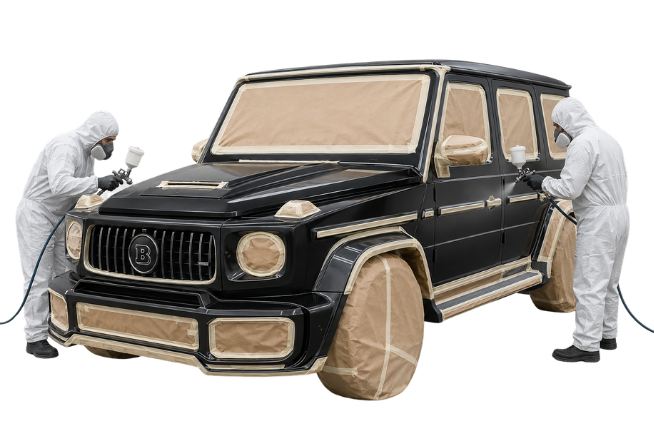 Complete Car Painting Service, Car Color Change, Scratch Removal, Bumper Repaint, Peelable Paint Service, Scratch Removal, etc.