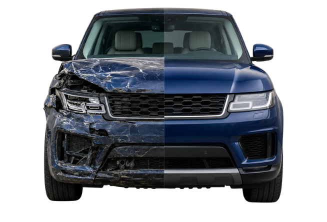 Major and Minor Car Accident Repair Service for All Luxury Cars, Scratch and Dent Repair, Car Restoration, Body Paint, etc.