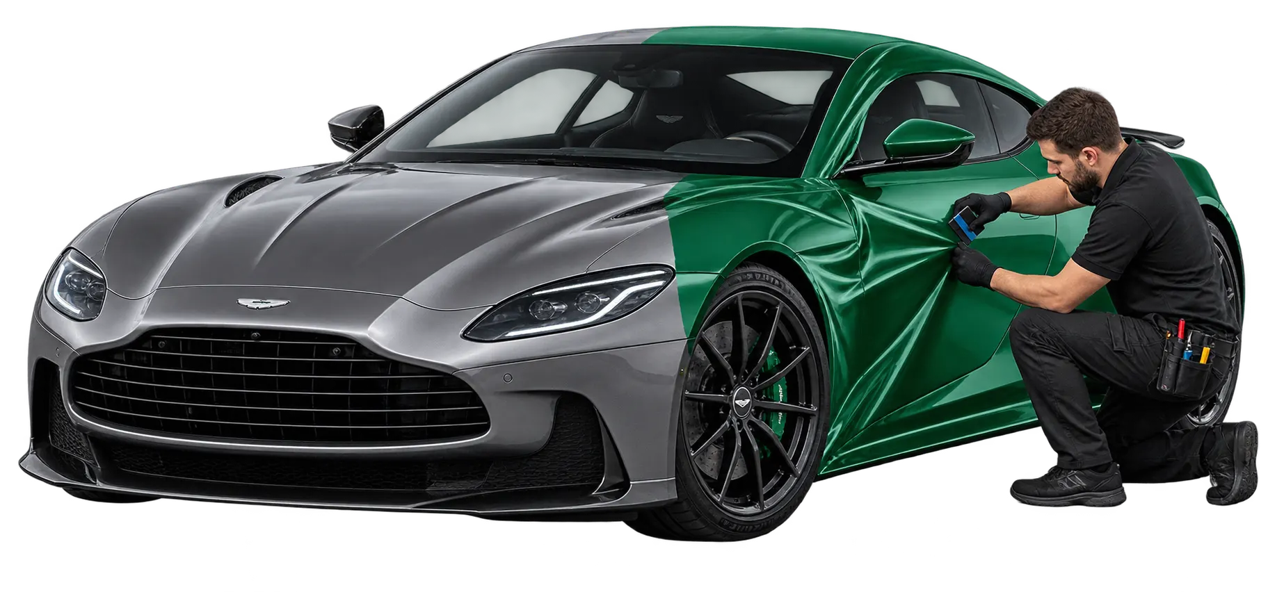 Precision Car Wrapping Process